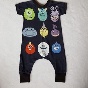 Monsters Inc t-shirt romper
